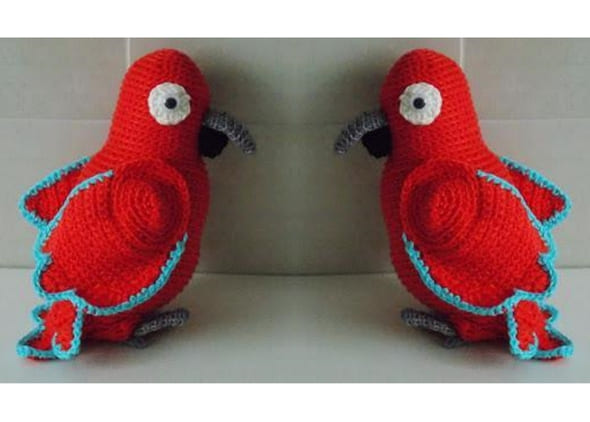 Arara Amigurumi Receita Grátis