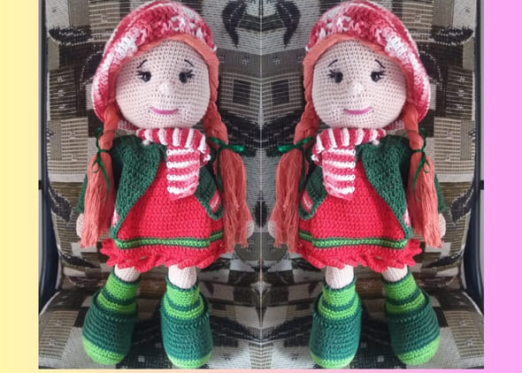 Boneca Amigurumi Tonton Receita Grátis