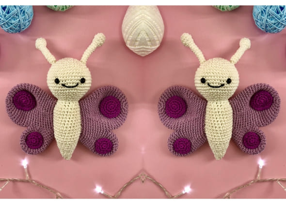 Borboleta Amigurumi Receita