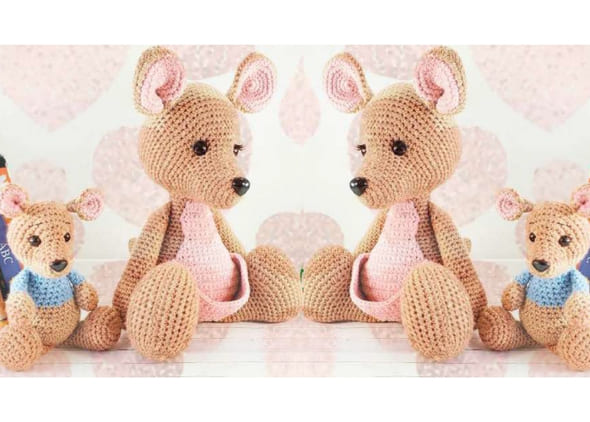 Canguru Amigurumi Receita Grátis