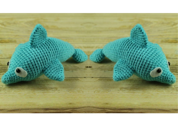 Golfinho Amigurumi Receita Grátis