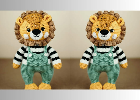Leão Amigurumi Receita Grátis