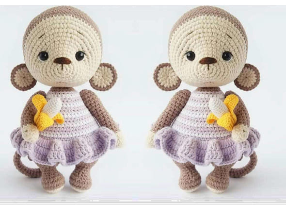 Macaquinha Amigurumi Receita Grátis
