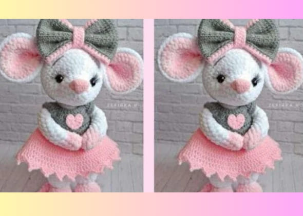 Ratinha Amigurumi Receita Grátis