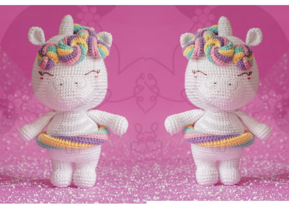 Unicórnio Amigurumi Receita Grátis