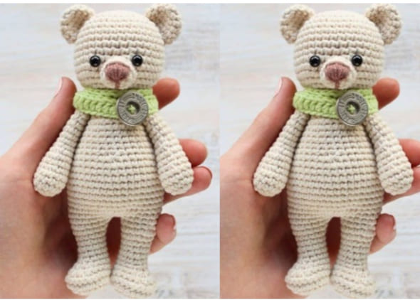 Urso Pequeno Amigurumi Receita Grátis