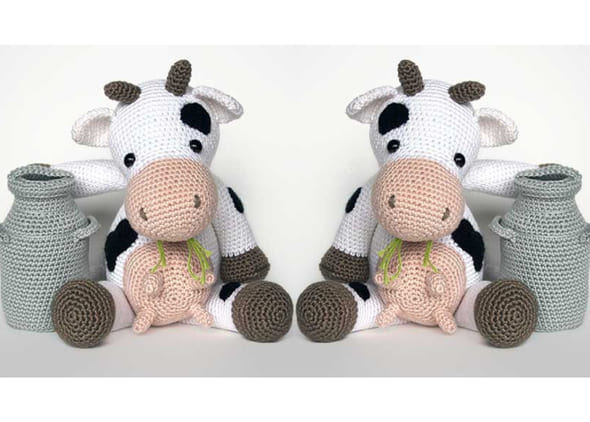 Vaca Amigurumi Receita Grátis