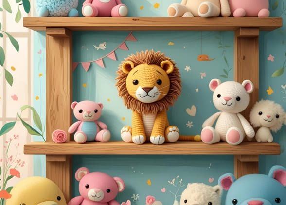 Leão Amigurumi Receita